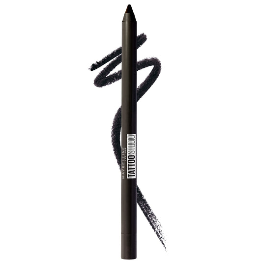 Maybelline TattooStudio Long-Lasting Sharpenable Eyeliner Pencil, Glide on Smooth Gel Pigments with 36 Hour Wear, Waterproof, Deep Onyx, 1 Count Beauty & Personal Care MAYBELLINE