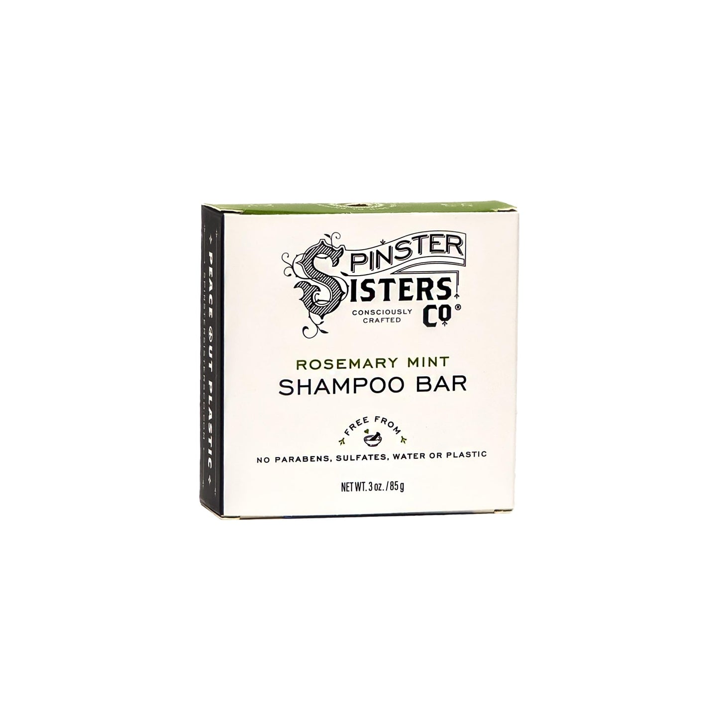 Spinster Sisters Natural Hair Care Set, Rosemary Mint - Shampoo Bar, Conditioner Bar, Brown Dry Shampoo - Homemade, sulfate-free, moisturizing Beauty & Personal Care Spinster Sisters