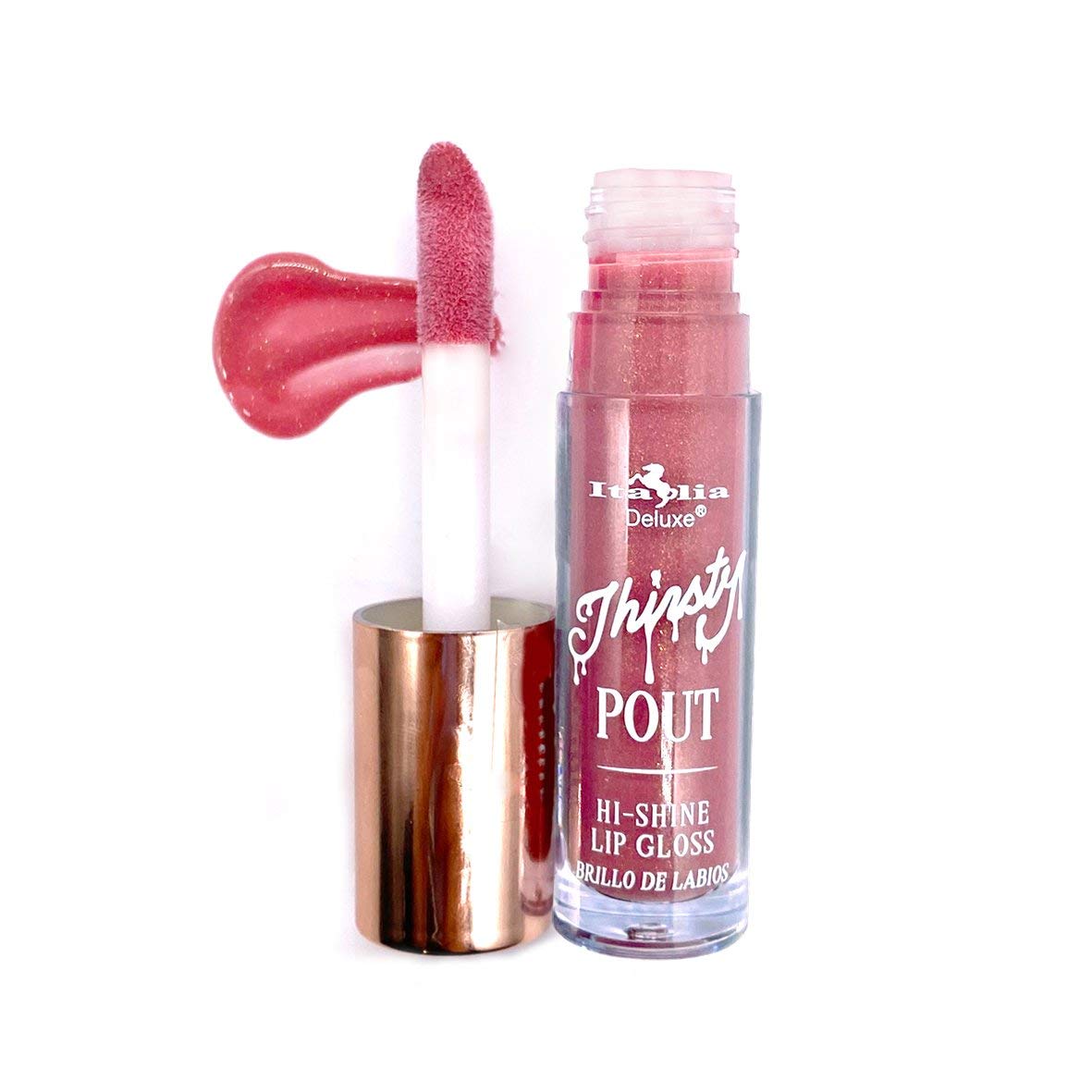 Italia Deluxe Thirsty Pout Hi-Shine Lip Gloss (03 - Orgasm) Beauty & Personal Care Italia Deluxe
