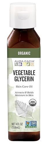 Aura Cacia Organic Skin Care Oil, Vegetable Glycerin, 4 Fluid Ounce Beauty & Personal Care Aura Cacia
