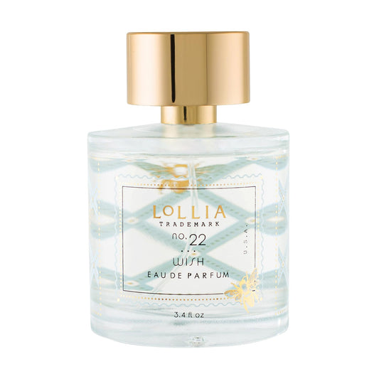 LOLLIA Wish Eau de Parfum, 3.4 fl. oz., Sugar Cane, Vanilla Bean, & Jasmine Scented Beautifully Captivating Perfume, Luxury Long Lasting Women's Beauty & Personal Care LOLLIA