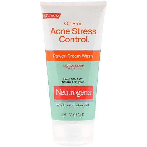 Neut Acne Pwr Crm Wsh Size 6z Neutrogena Acne Stress Control Power Cream Wash Beauty & Personal Care Neutrogena