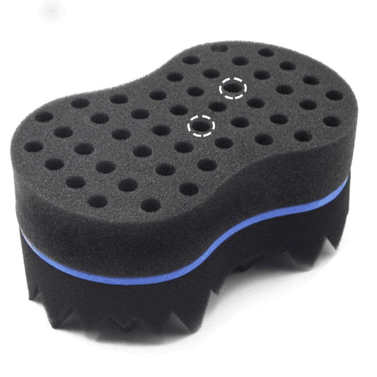 RioRand Hair Sponge Magic Barber Twist Curl Brush Sponge Dreads Locking Afro Coil Comb?Blue 4.5 Inch (Pack of 1) Beauty & Personal Care RioRand
