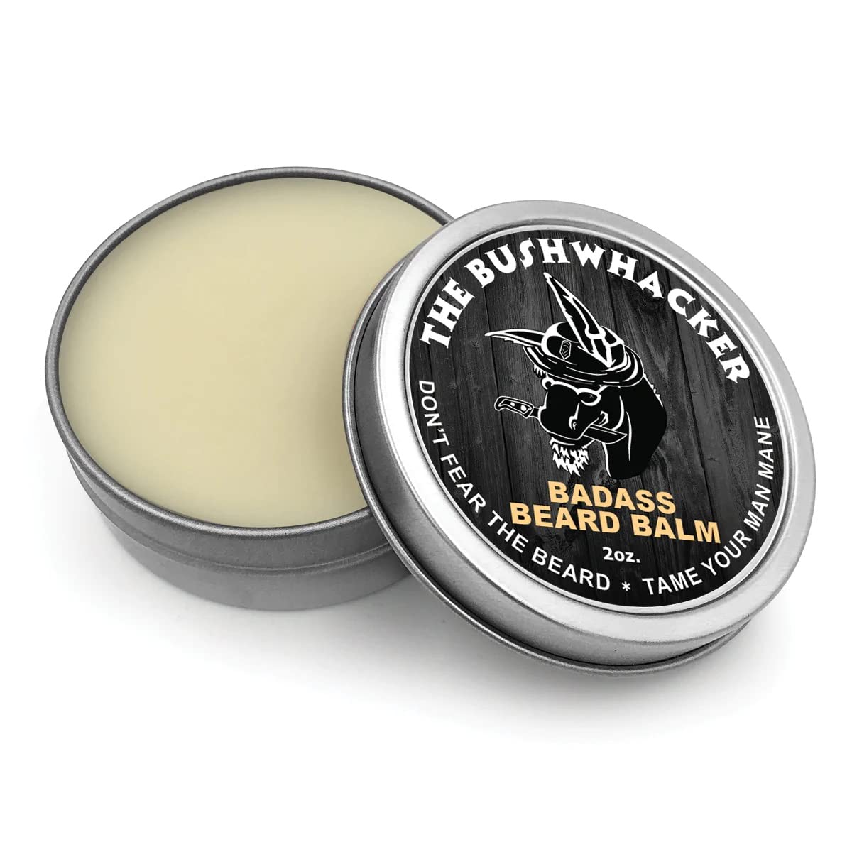 Badass Beard Care Beard Balm - The Bushwhacker Scent, 2 oz - All Natural Ingredients, Keeps Beard and Mustache Full, Soft and Healthy, Reduce Itchy Beauty & Personal Care Badass Beard Care