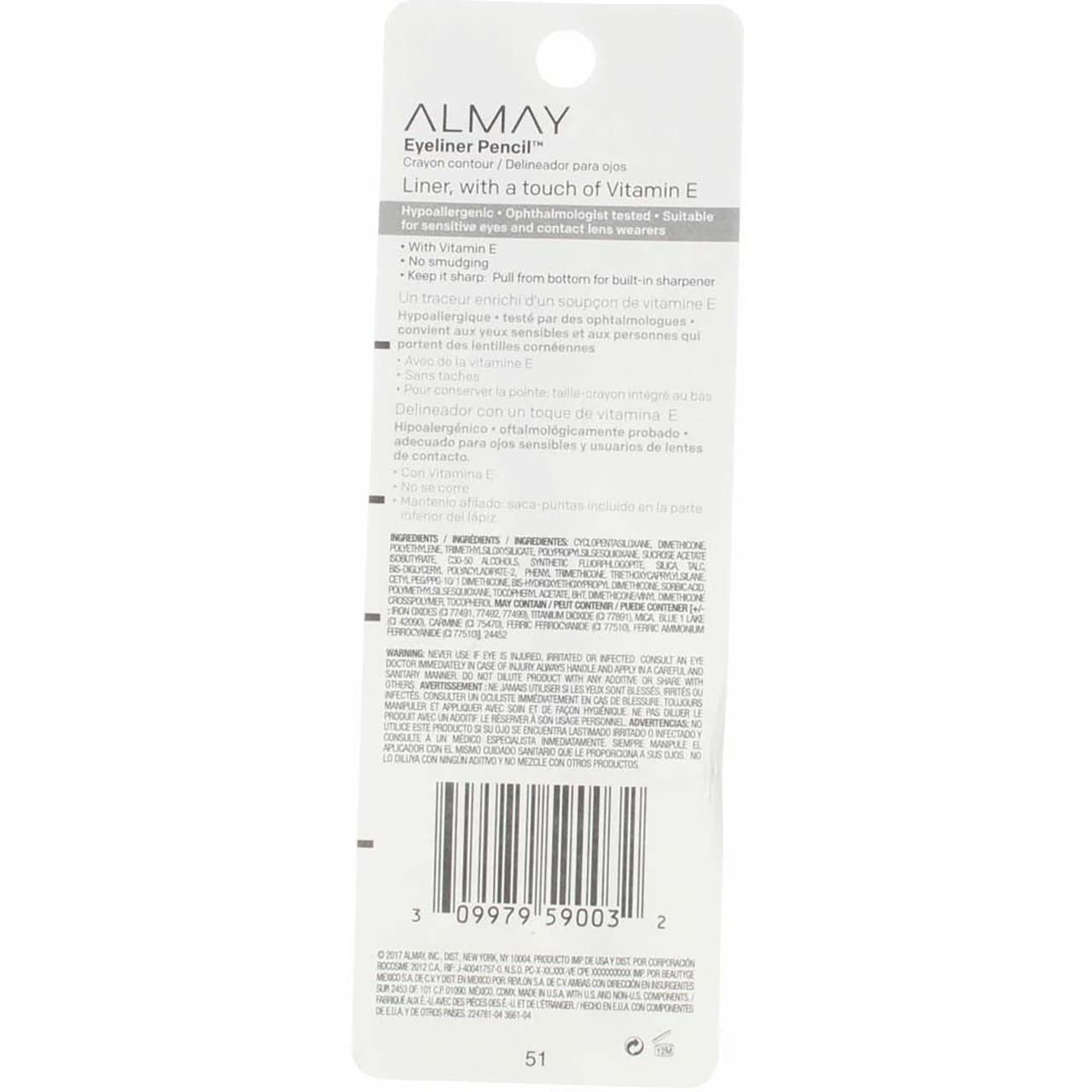 Almay Liner, Black Pearl [003], 0.009 (Pack of 3) Beauty & Personal Care Almay