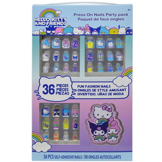 Hello Kitty and Friends 36 Press-On Nail Party Pack