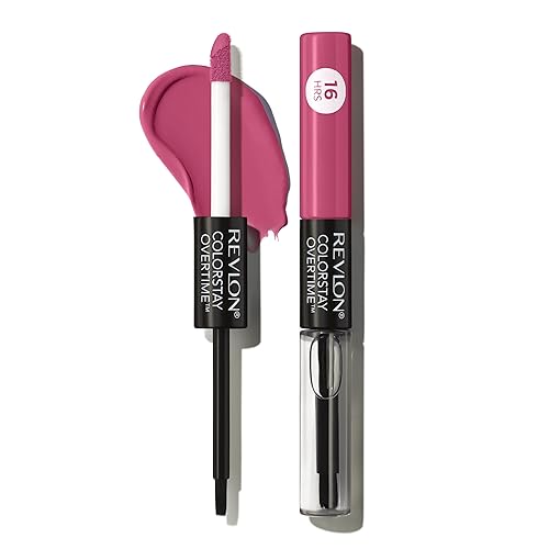 Revlon Liquid Lipstick with Clear Lip Gloss, ColorStay Overtime Lipcolor, Dual Ended with Vitamin E, 260 Perennial Plum, 0.07 Fl Oz Beauty & Personal Care REVLON