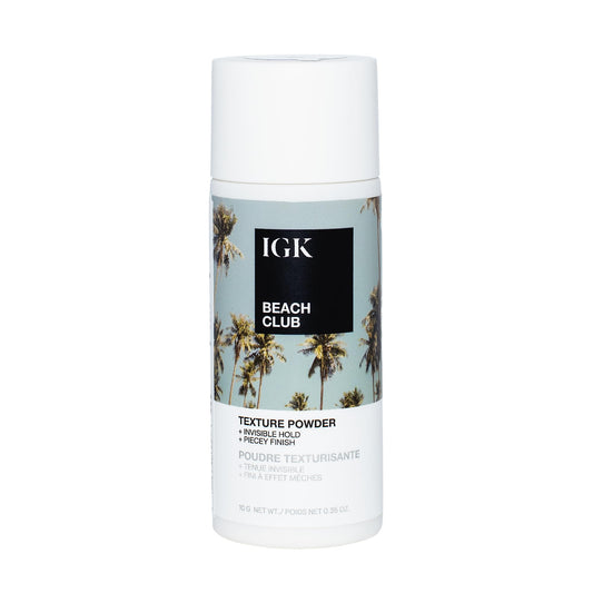 IGK BEACH CLUB Texture Powder | Invisible Volumizing Hair Powder, Instant Grip & Hold, Oil-Absorbing | Vegan + Cruelty-Free | 0.35 oz Beauty & Personal Care IGK