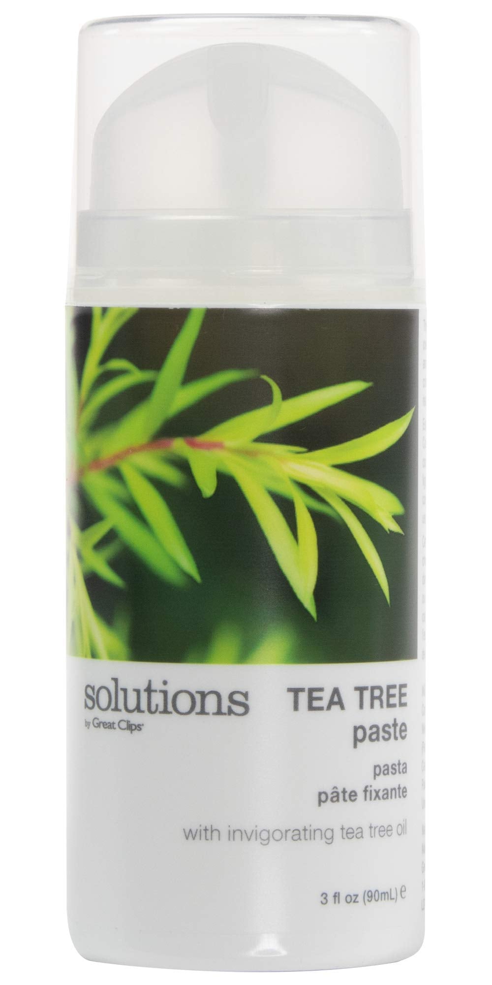 GREAT CLIPS Solutions Tea Tree Paste 3.4oz | Easy Pump | Peppermint Scent | Mold and Style Hair Beauty & Personal Care GREAT CLIPS