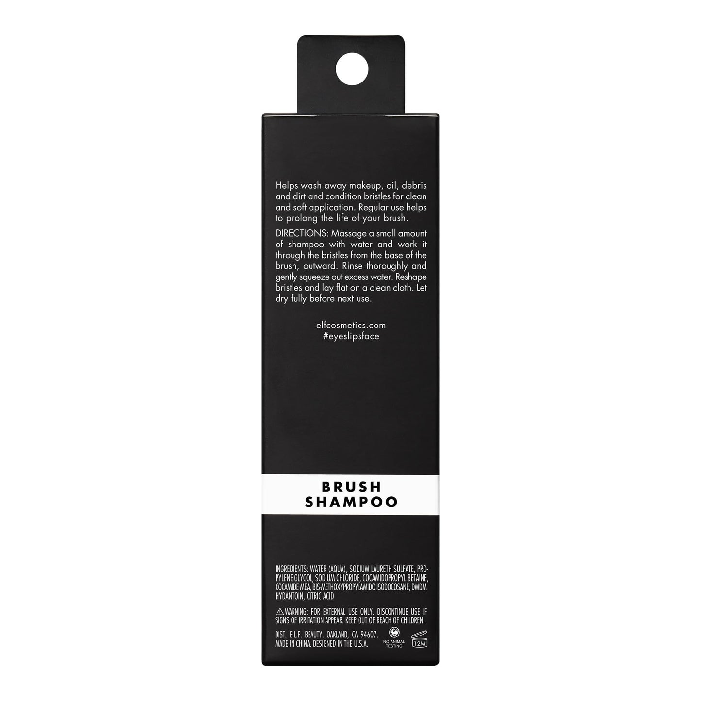 e.l.f. Makeup Brush Shampoo, Gentle Bristles Conditioner To Easily Remove Oils & Dirt From Makeup Brushes, 4.1 Fl Oz, Vegan & Cruelty-Free Beauty & Personal Care e.l.f.