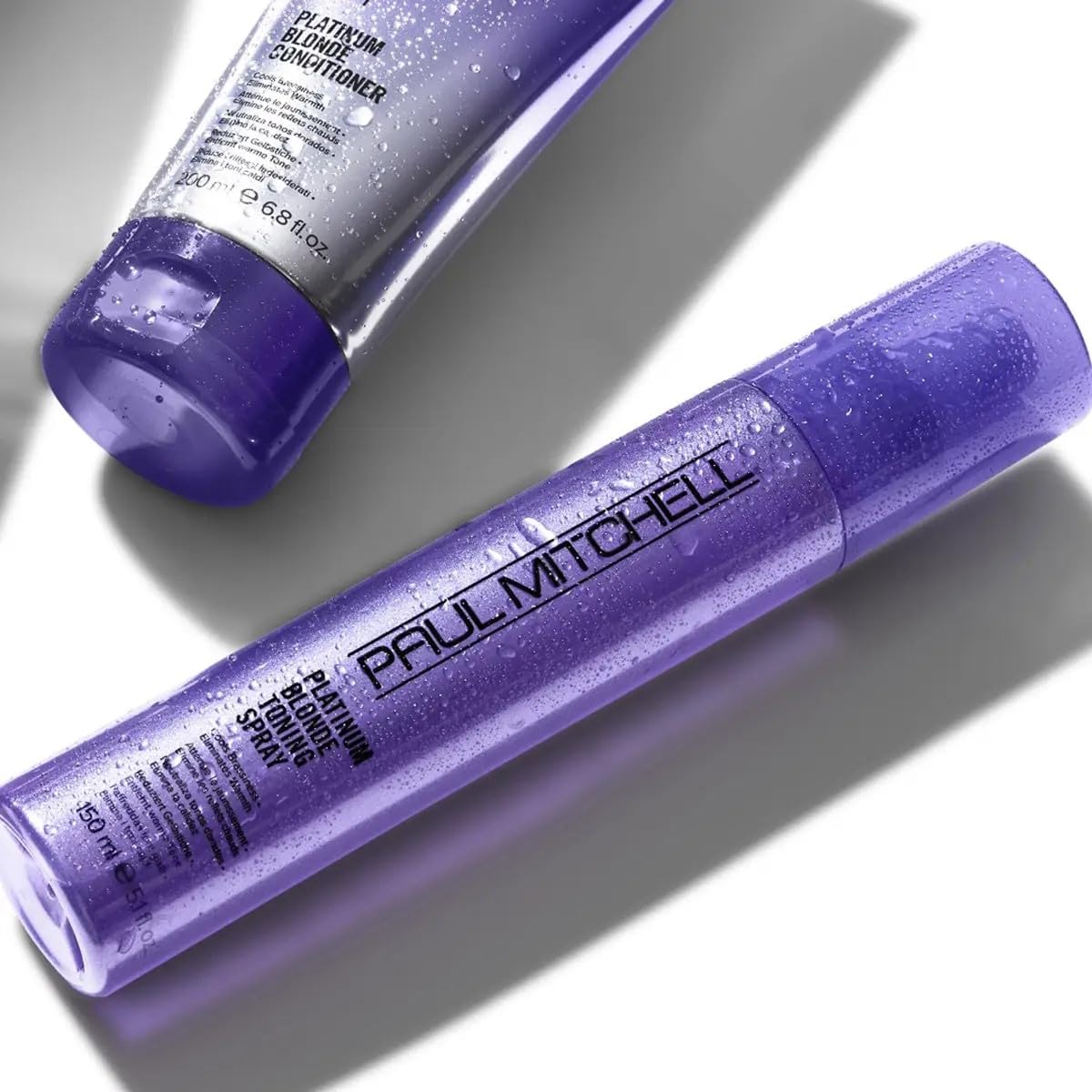 Paul Mitchell Platinum Blonde Purple Toning Spray, Cools Brassiness, Eliminates Warmth, For Color-Treated Hair + Naturally Light Hair Colors, 5.1 fl Beauty & Personal Care Paul Mitchell