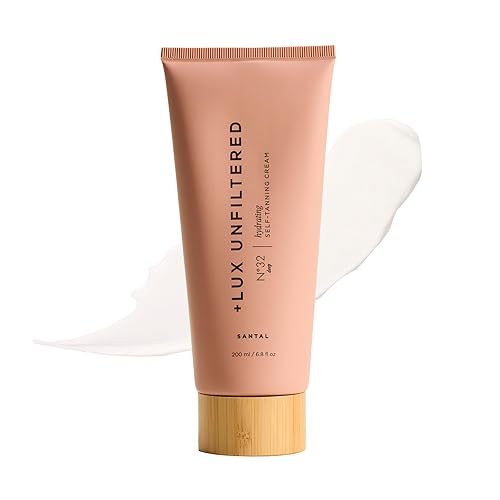 + Lux Unfiltered N°32 Deep Gradual Self Tanner, Hydrating Self Tanning Lotion with Shea Butter & Squalane - Non-Sticky, No Transfer, Natural-Looking Beauty & Personal Care + Lux Unfiltered