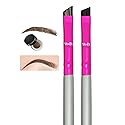Firm Eyebrow Brush Kit For Makeup Pomade Tint Stencil Color Waterproof Applicator 2 Pc Angled Eye Brow Lamination Kit To Contour Conceal Brows Beauty & Personal Care Vertex