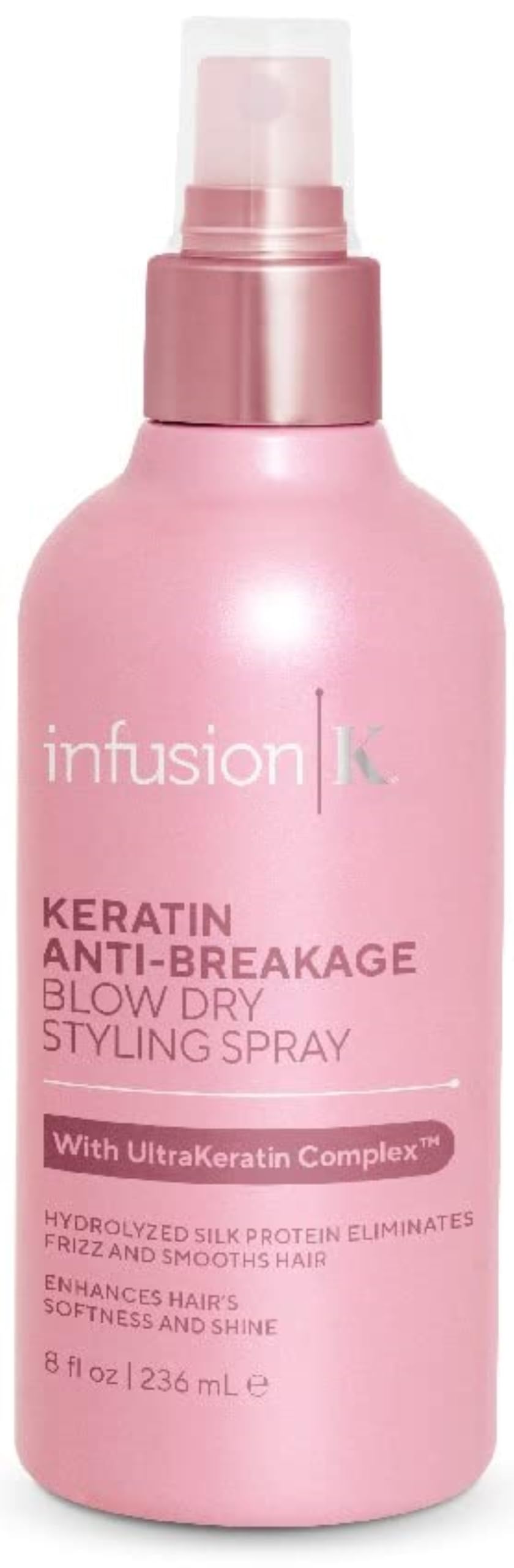 Infusion K Keratin Anti-Breakage Blow Dry Styling Spray – UltraKeratin Complex, Controls Frizz, Smooths Hair, Lightweight, Enhances Softness & Shine, 8 oz Beauty & Personal Care Infusion K