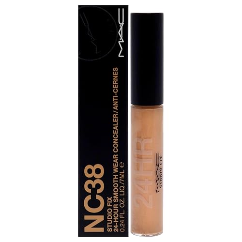 Studio Fix 24-Hour Smooth Wear Concealer - NC38 by MAC for Women - 0.24 oz Concealer Beauty & Personal Care MAC