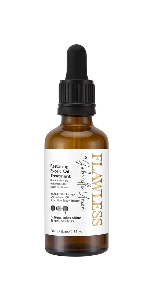 Flawless by Gabrielle Union Restoring Exotic Oil Treatment for Natural Coily Hair, 1.7 OZ Beauty & Personal Care Flawless by Gabrielle Union
