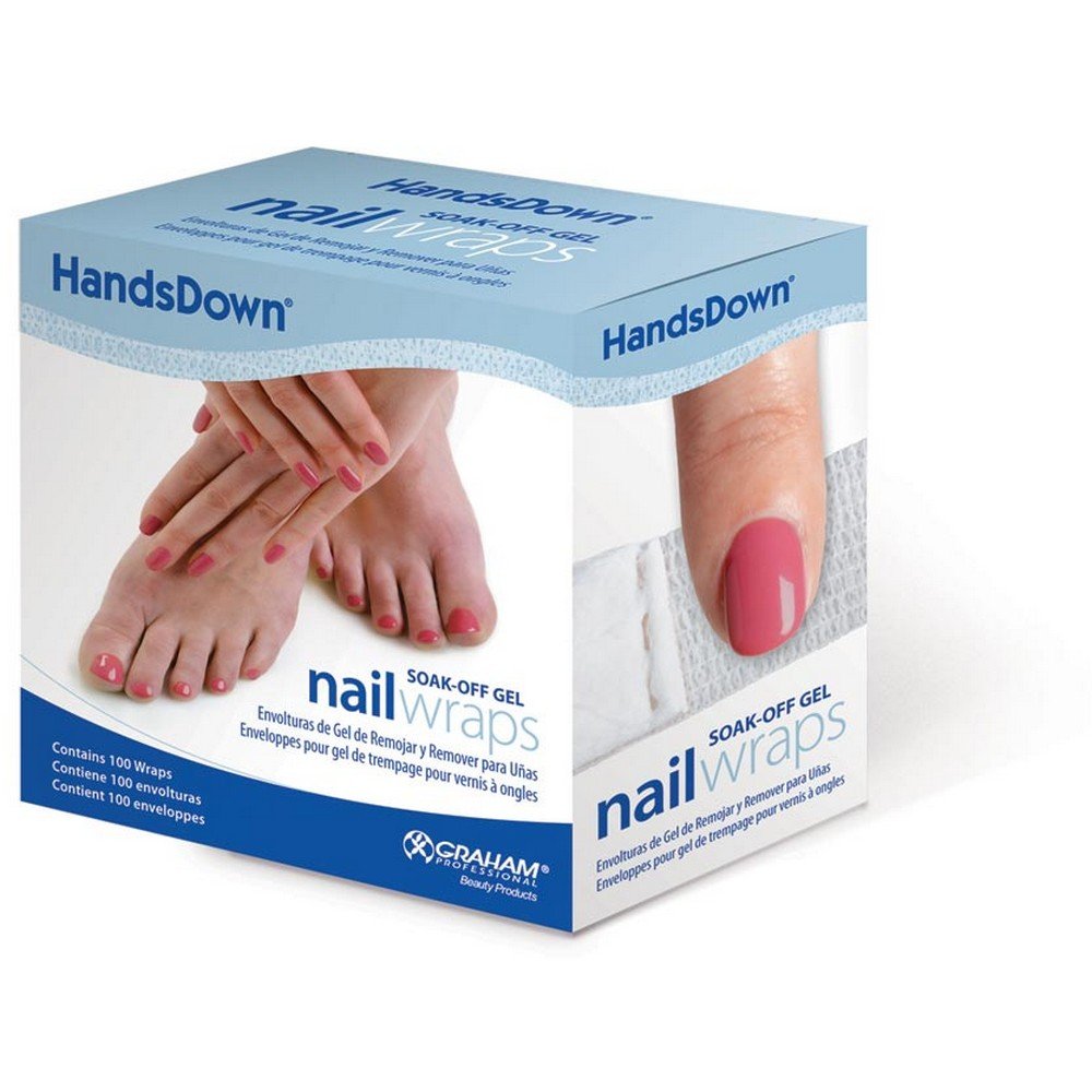 Graham Hands Down Soak Off Gel Nail Wraps, 100 Count Beauty & Personal Care Graham