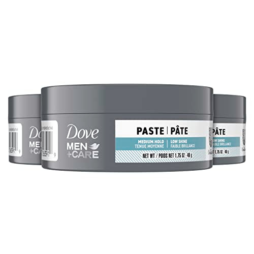 DOVE MEN + CARE Styling Aid 3 count Sculpting Hair Paste Hair Product for a Medium Hold Hair Styling for a Textured Look With A Matte Finish 1.75 oz Beauty and Personal Care DOVE MEN + CARE Default Title