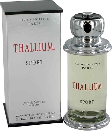 Thallium Sport by Parfums Jacques Evard Eau De Toilette Spray (Limited Edituion) 3.4 oz for Men Beauty & Personal Care Parfums Jacques Evard