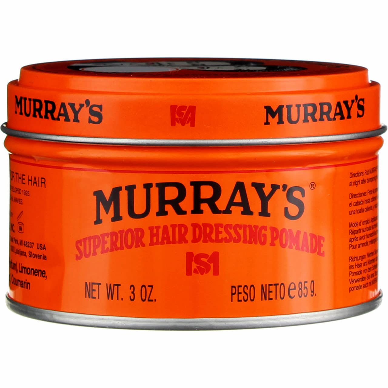 Murray's Superior Hair Dressing Pomade - 3 Oz (88ml) (3 Pack) Beauty & Personal Care Murrays