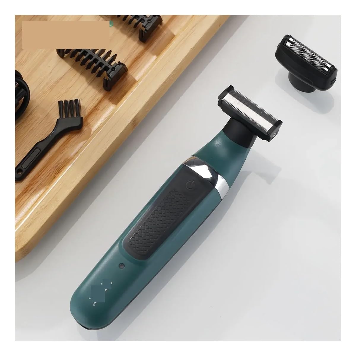 Double Blade Multi-Function Waterproof Shaver, Rechargeable Beard Trimmer, Male Hair Set 393(Black) Beauty and Personal Care EWKYLSEM