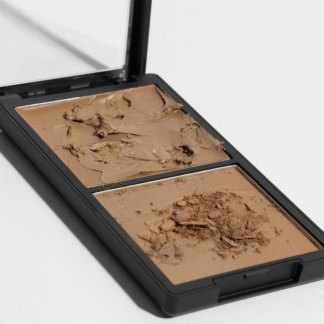 Billion Dollar Beauty Cream & Powder Bronzer Duo - Smooth Contour Palette with Jojoba Oil & Vitamin E, Sculpting & Defining Sun-Kissed Face Makeup Beauty & Personal Care billion dollar brows