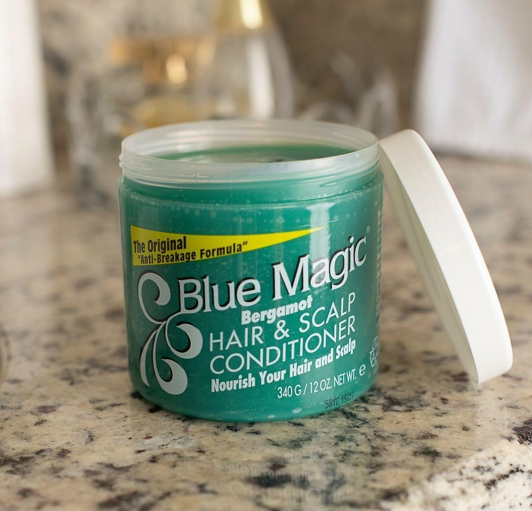 Blue Magic Bergamot Hair and Scalp Conditioner, 12 Ounce (Pack of 3)
