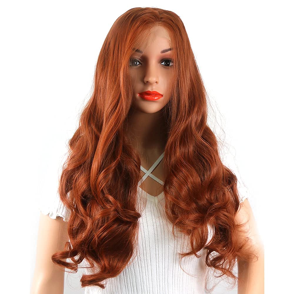 variouswig All Kinds of Everyday Natural Wigs Synthetic Lace Front Wigs Side Part Long Body Wave Heat Resistant Synthetic Wigs for Women Cosplay Party