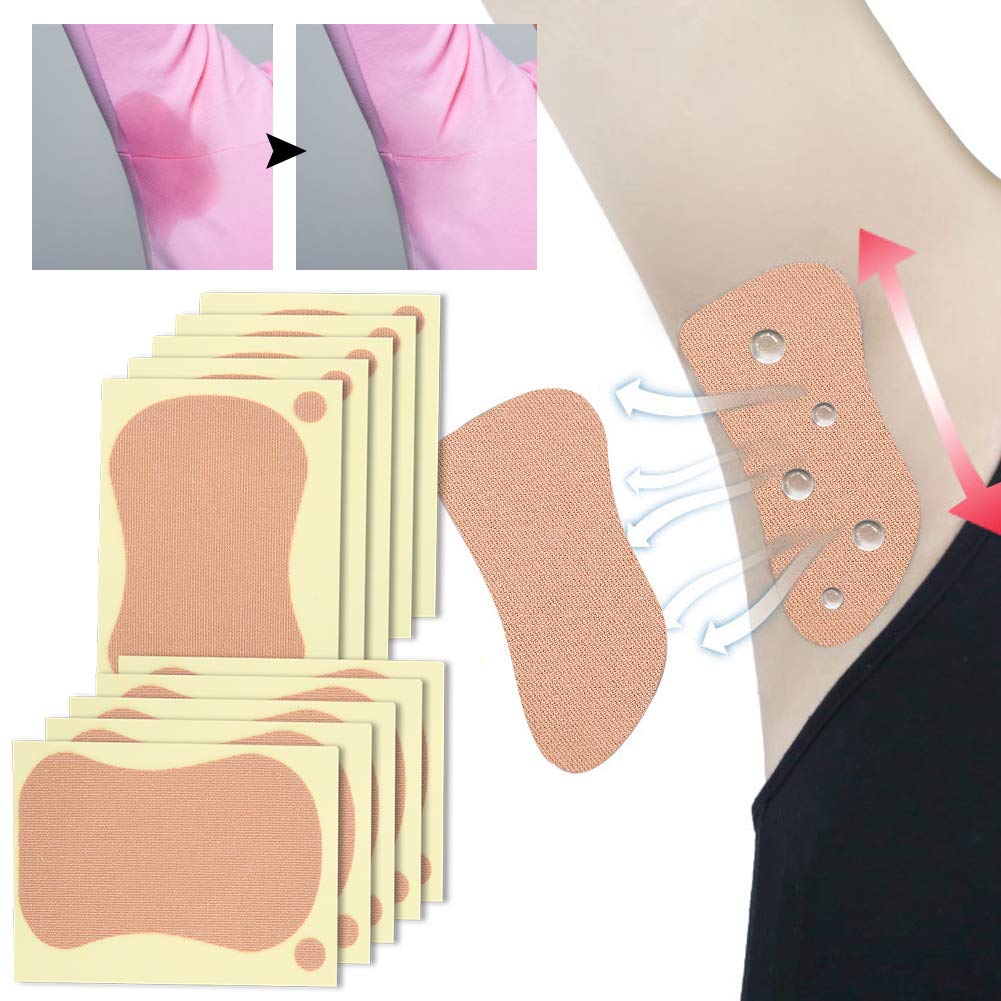 10pcs Deodorant Armpit Patch, Unisex Sweat Absorbing Underarm Pad - Comfortable & Durable for Daily Use, 9 x 6.5cm Non-Woven Fabric Beauty and Personal Care HURRISE