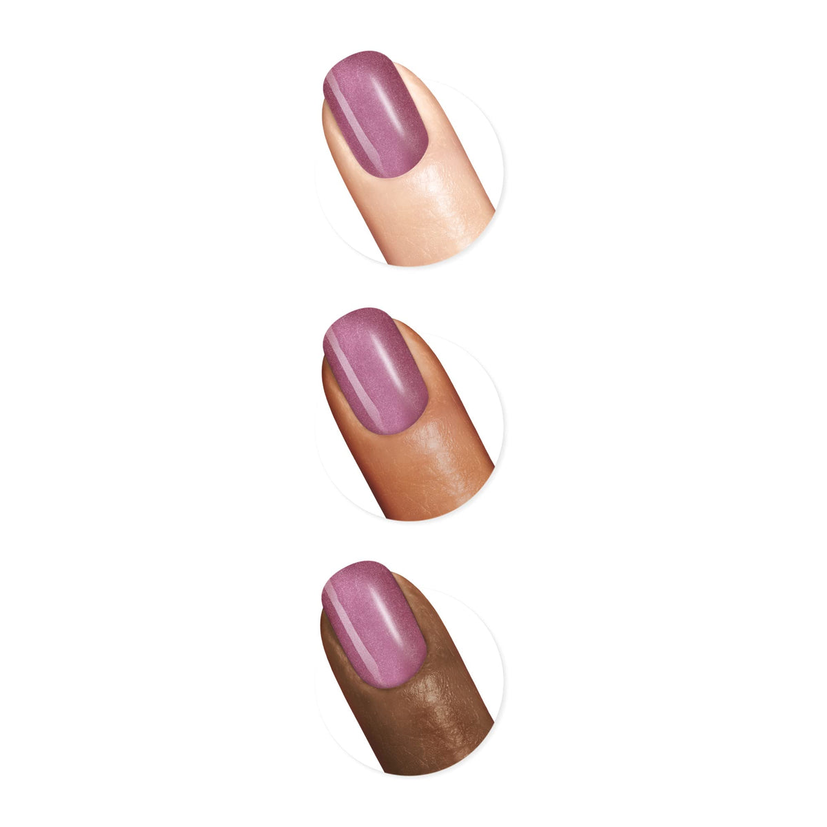 Sally Hansen Good. Kind. Pure. Nail Polish | Plant-Based, Vegan, 16-Free Formula | Shimmer, Shimmery | 331 Frosted Amethyst | Iridescent Purple Nail Beauty & Personal Care Sally Hansen