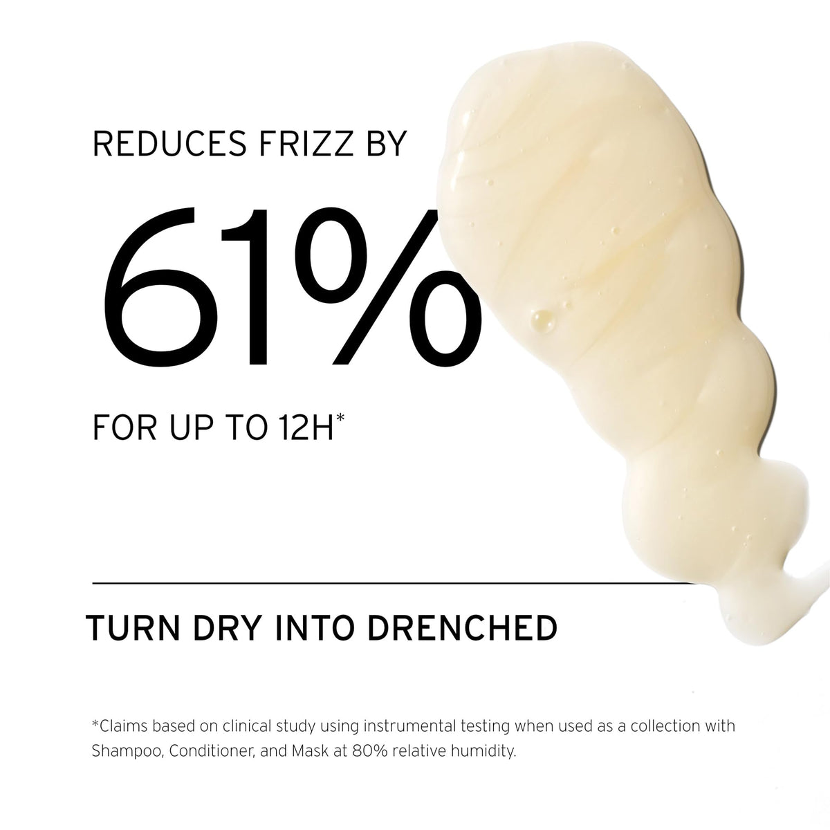 FEKKAI Shea Butter Shampoo - 8.5 oz - Improves Moisture, Softness & Shine - Reduces Frizz by 61% Up to 12H - Free of Sulfates, Parabens, Phthalates -