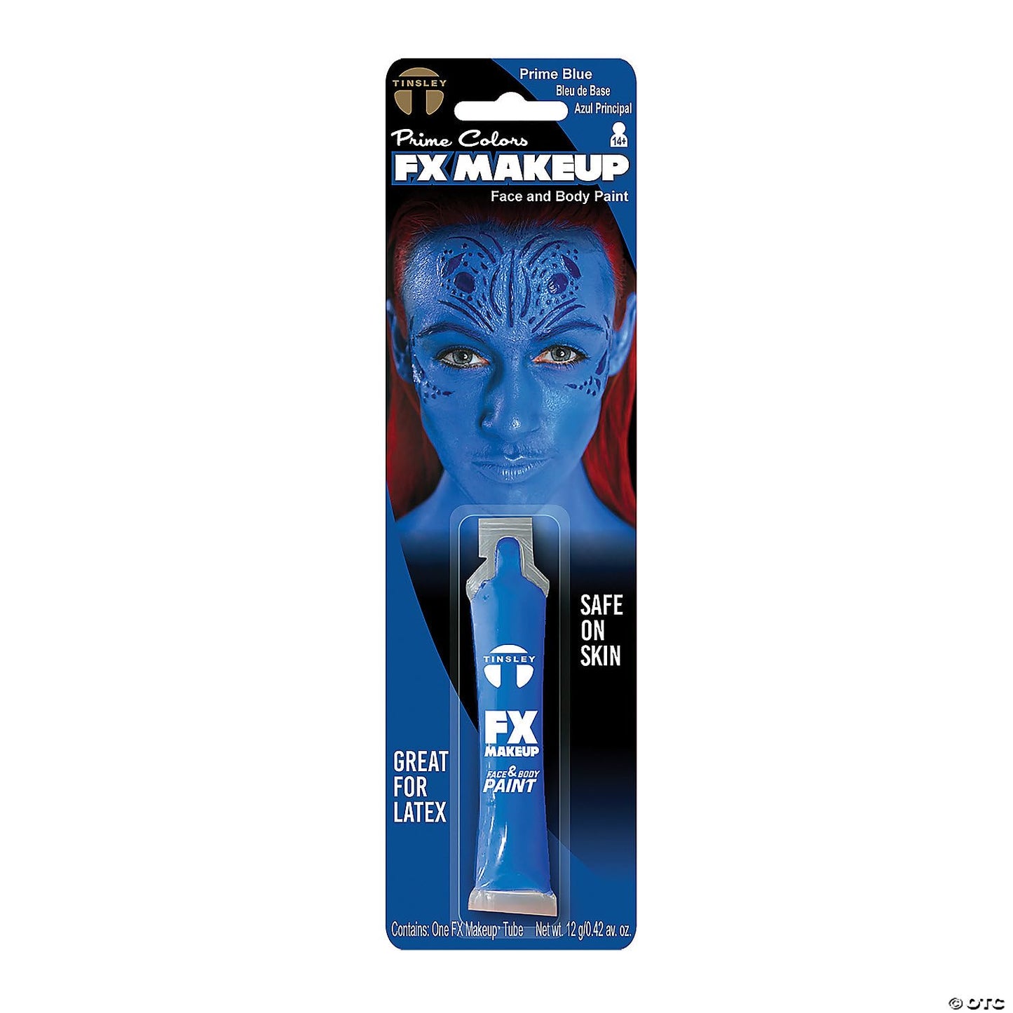 Tinsley Transfers FX Makeup - Face and Body Paint - Water-Based Cream - 7g / 0.24 oz Tube (Prime Red) Beauty & Personal Care Tinsley Transfers