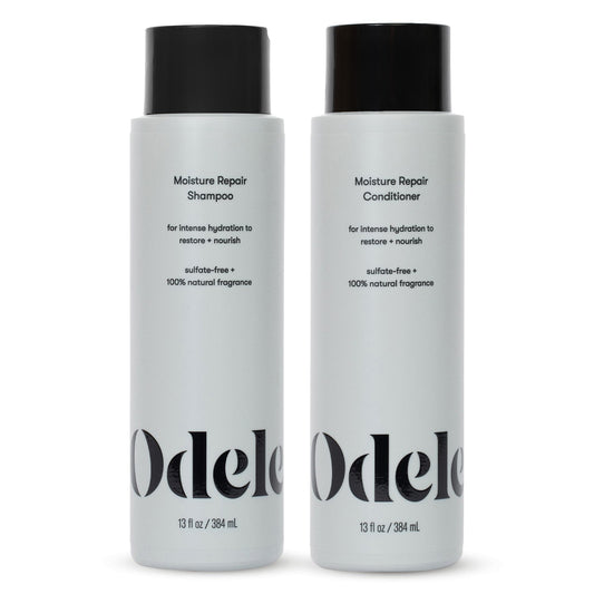 Odele Moisture Repair Sulfate-Free Shampoo & Conditioner Set, for Intense Hydration to Restore & Nourish Dry or Damaged Hair, 13 Fl Oz Each (2-Pack) Beauty & Personal Care Odele