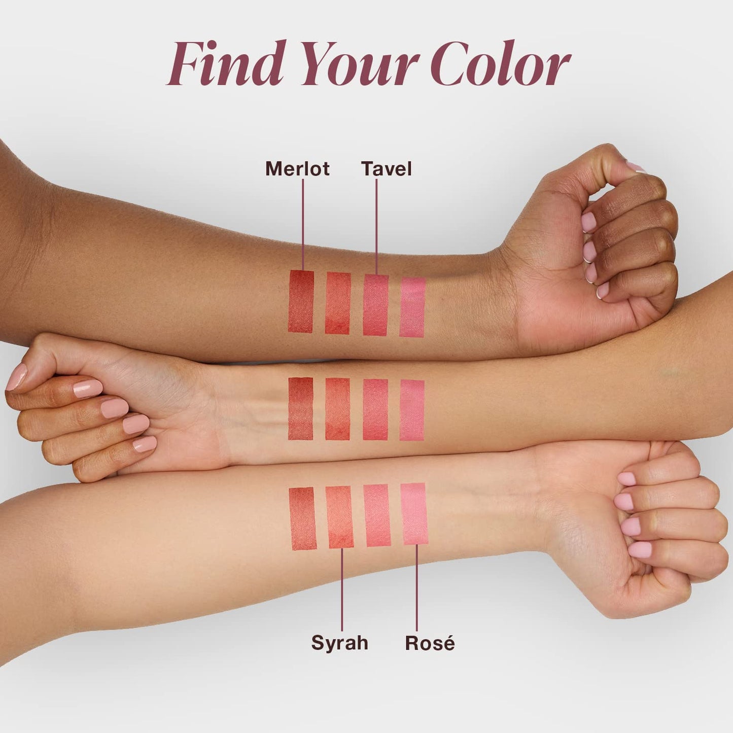 Mineral Fusion 2-in-1 Lip & Cheek Stain Merlot, 0.10 fl oz, Deep Cherry Red hydrating, long-lasting, matte lip and cheek color Beauty & Personal Care Mineral Fusion