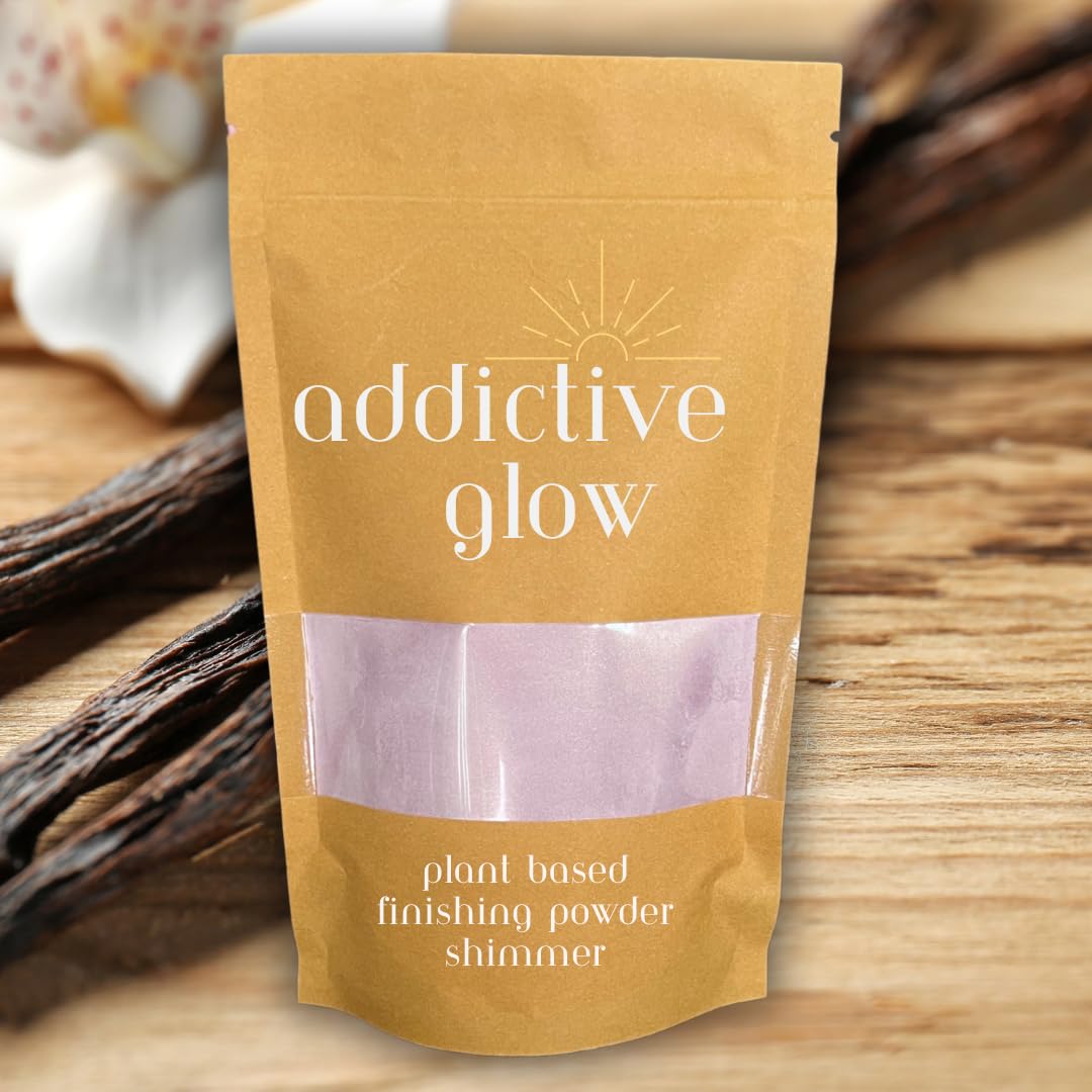 Addictive Glow Post Spray Tan Setting Powder - Translucent Plant Based Finishing Powder - Eliminates Sticky Feeling After Sunless Tanning - Matte or Beauty & Personal Care Addictive Cosmetics