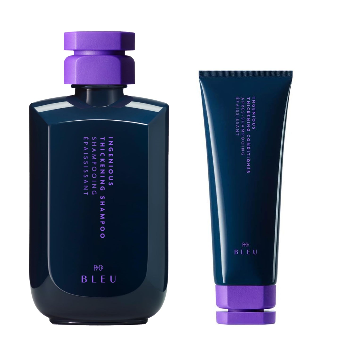 R+Co BLEU Ingenious Thickening Shampoo + Conditioner | Boosts Body, Volume, and Shine | 8.5 oz + 6.8 oz (Pack of 2) Beauty & Personal Care R+Co