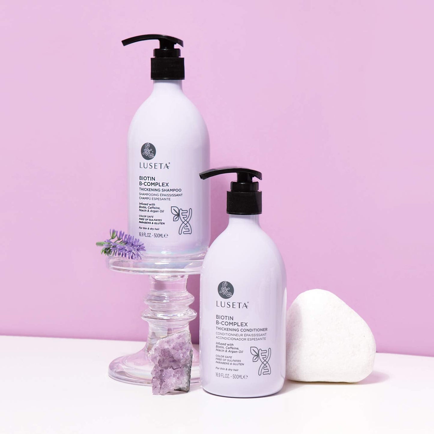 Luseta Biotin B-Complex Shampoo & Conditioner Set for Hair Growth and Strengthener - Hair Loss Treatment for Thinning Hair With Biotin Caffein Beauty & Personal Care L LUSETA