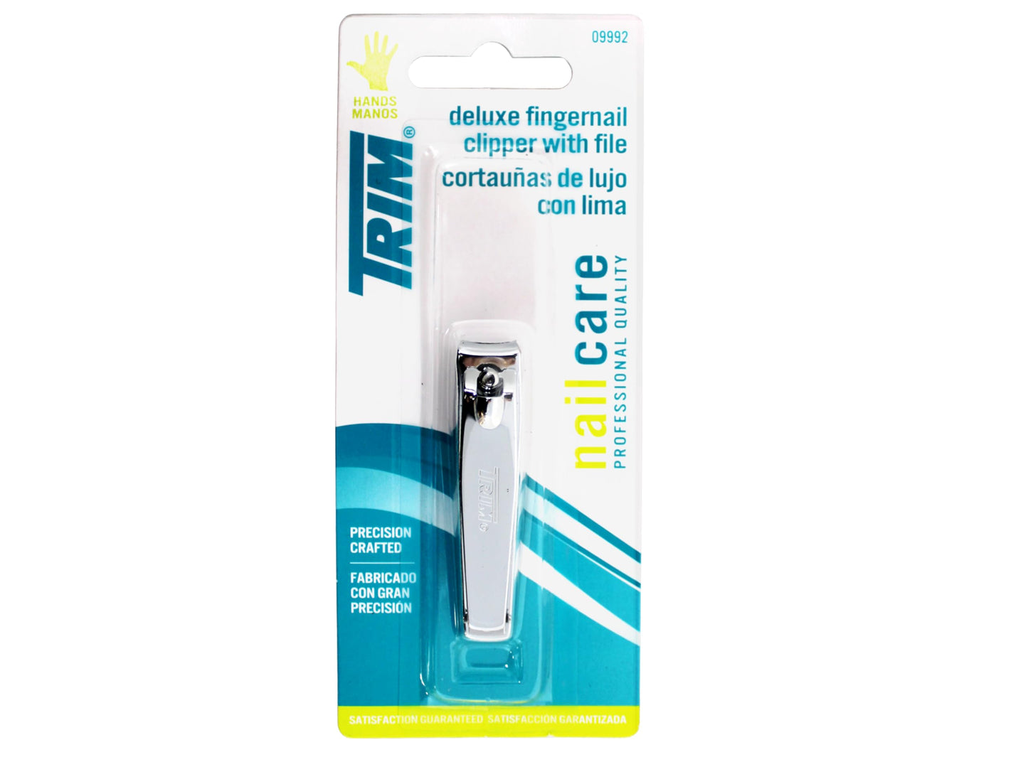 Trim Deluxe Fingernail Clipper with Nail File - Durable Stainless Steel Nail Cutter for Precise Trimming, (Pack of 6) Beauty & Personal Care Trim