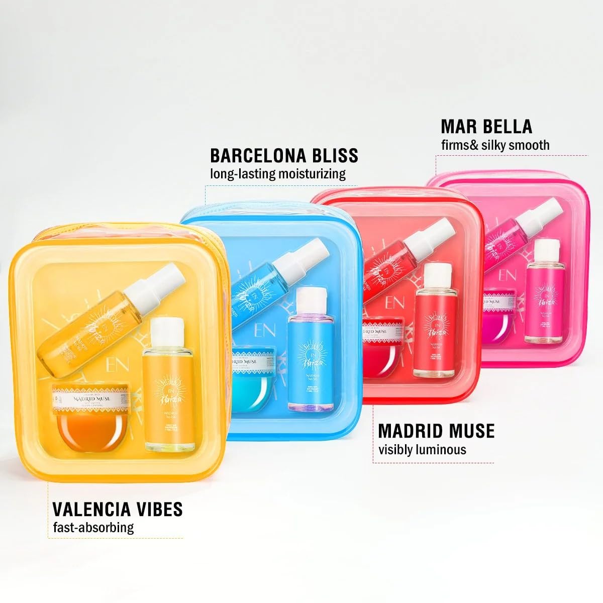 Madrid Muse Bath and Body Gift Set, Plum Vanilla Fragrance, 3-Piece with Body Mist, Body Butter and Bubble Bath Beauty & Personal Care Solo en Ibiza