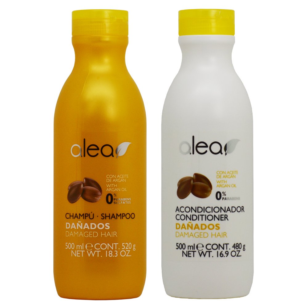 Alea Damaged Hair with Argan Oil Shampoo + Conditioner"Set" Beauty & Personal Care Alea Cosmetics