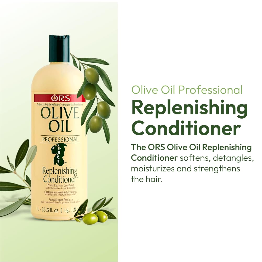 ORS Olive Oil Professional Replenishing Conditioner 33.8 Ounce (Pack of 1) Beauty & Personal Care ORS