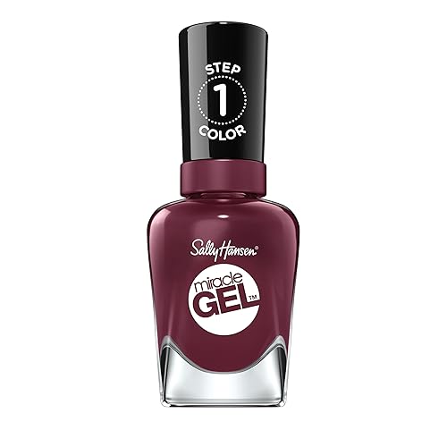 Sally Hansen Miracle Gel Salon Quality Nail Polish | Gel-Like Formula, Two-Step System, No UV Light Needed, Long Lasting | Opaque, Glossy | 489 Beauty & Personal Care Sally Hansen
