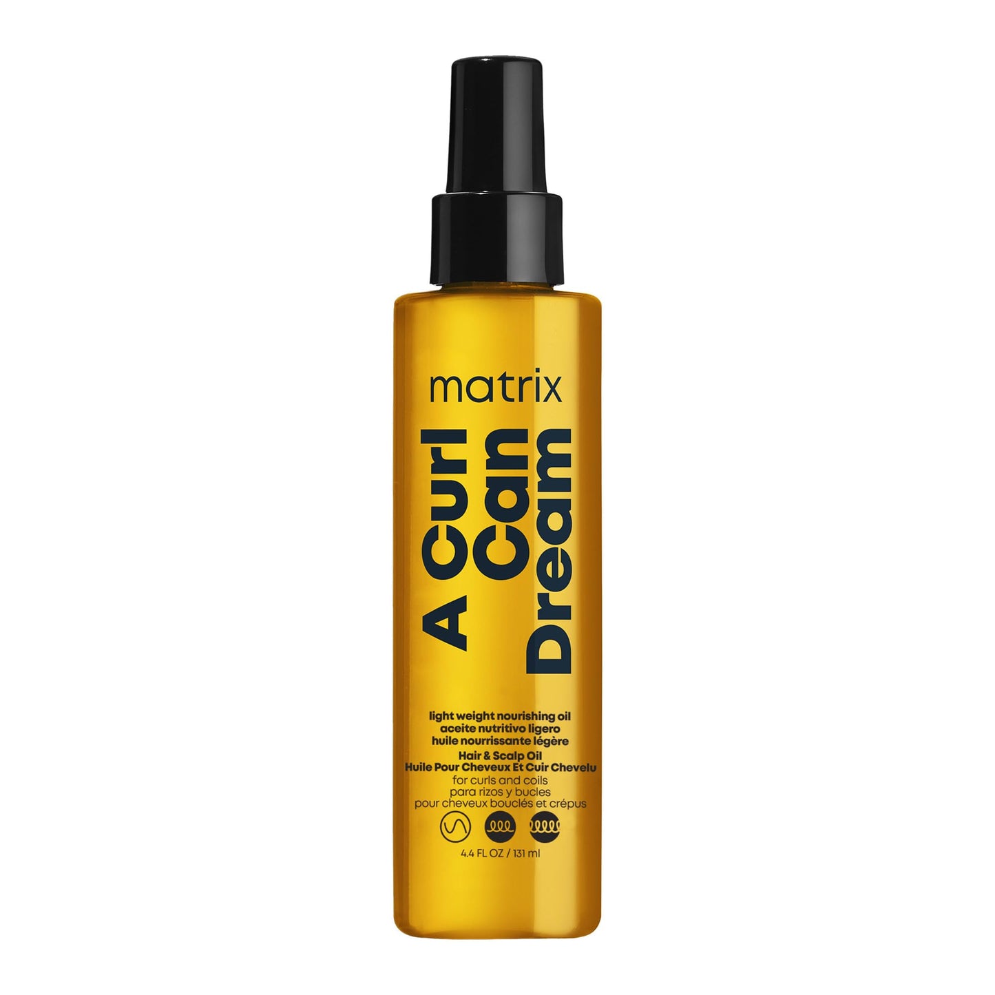 Matrix A Curl Can Dream Light-Weight Hair and Scalp Oil For Curly & Coily Hair - Controls Frizz, With Manuka Honey Extract, Silicone-Free, 4.4 Fl Oz Beauty & Personal Care MATRIX