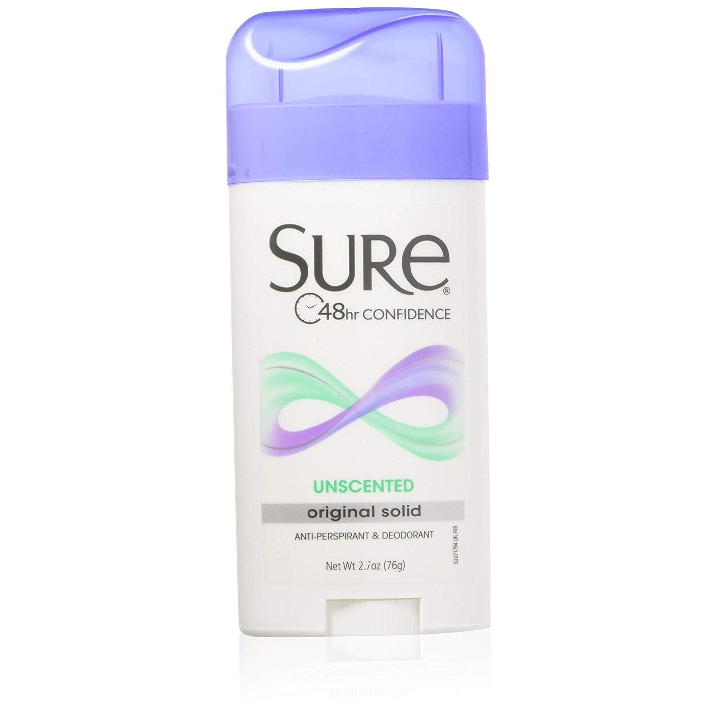 Sure Original Solid Unscented, Anti-Perspirant Deodorant 2.70 oz (Pack Of 10) Beauty and Personal Care Sure