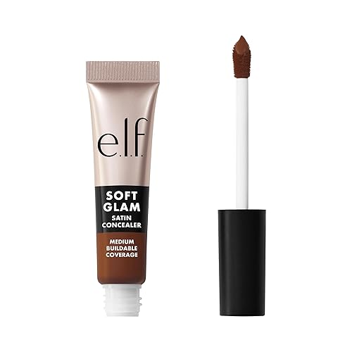 e.l.f. Soft Glam Satin Concealer, Medium Coverage For Blemishes & Under-Eye, Crease-Resistant, Long Lasting, Vegan , 62 Rich Warm Beauty & Personal Care e.l.f.