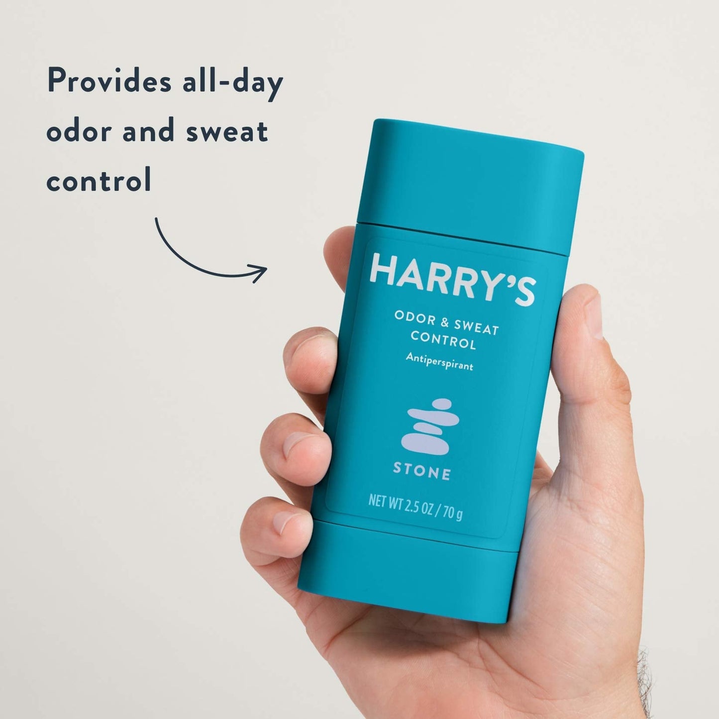 Harry's Mens Deodorant Antiperspirant, Odor & Sweat Control Antiperspirant for Men - Stone Scent, 3 Count Beauty and Personal Care Harry's