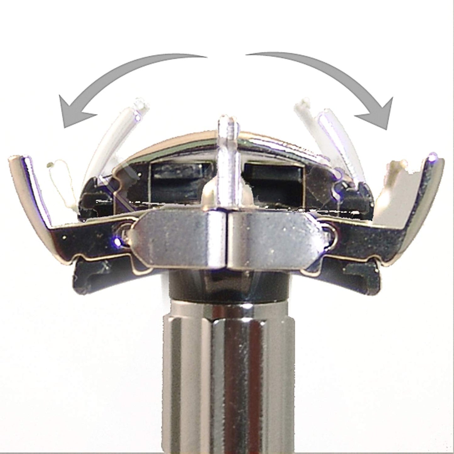 Feather Popular Double Edge Razor - Traditional Butterfly Safety Razor for Close Shaving - For Men, Wet Shavers & Barbers - Includes 2 Hi-Stainless Beauty and Personal Care Feather