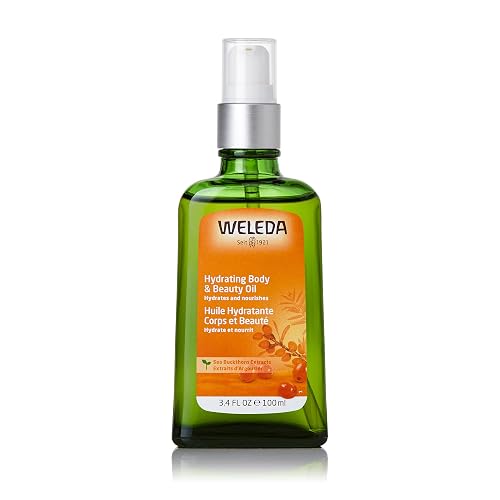 Weleda Hydrating Sea Buckthorn Body and Beauty Oil, 3.4 Fluid Ounce, Plant Rich Body and Beauty Oil with Sea Buckthorn and Sesame Oils Beauty & Personal Care Weleda