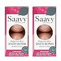 Saavy Naturals Bath Bombs, Indulgent Bulgarian Rose Scent, Gentle Moisturizig Formula, Foaming Fizz Bubbles, Gift for Women and Kids, 6 Oz Each, 2… Beauty & Personal Care Saavy Naturals