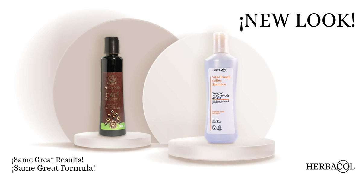 Herbacol Coffee Hair Growth Shampoo 8.1 Fl. Oz. (240ml) | Herbacol Shampoo Vitacrecepelo de Cafe 8.1 Fl. Oz. (240ml)